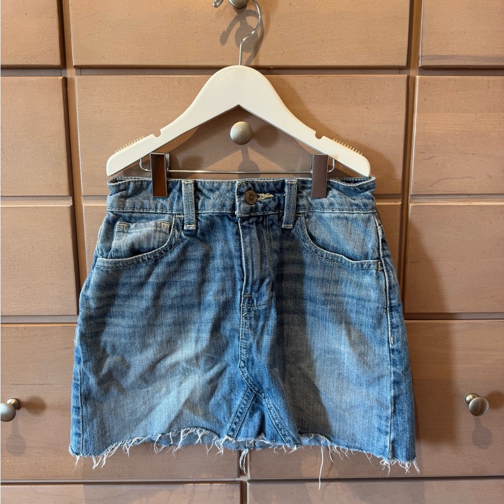 Hollister Blue Denim Skirt Size 00